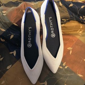 Rothy’s Light Grey Birdseye Pointy Flat